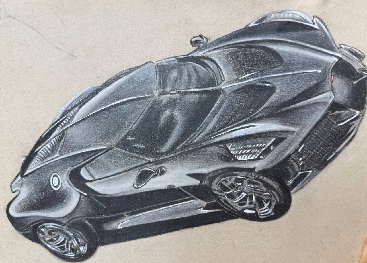 آموزش نقاشی سیاه قلم